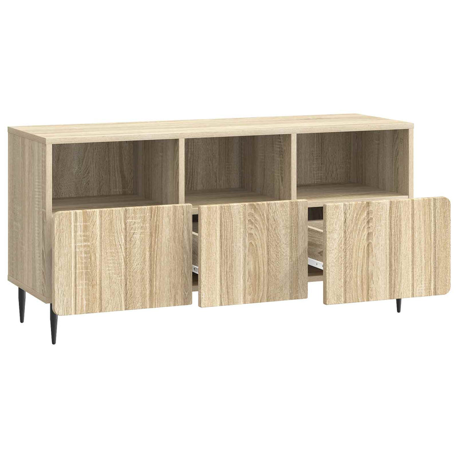 TV-kast met lade Sonoma Eiken 102 x 34,5 x 50 cm Bewerkt hout