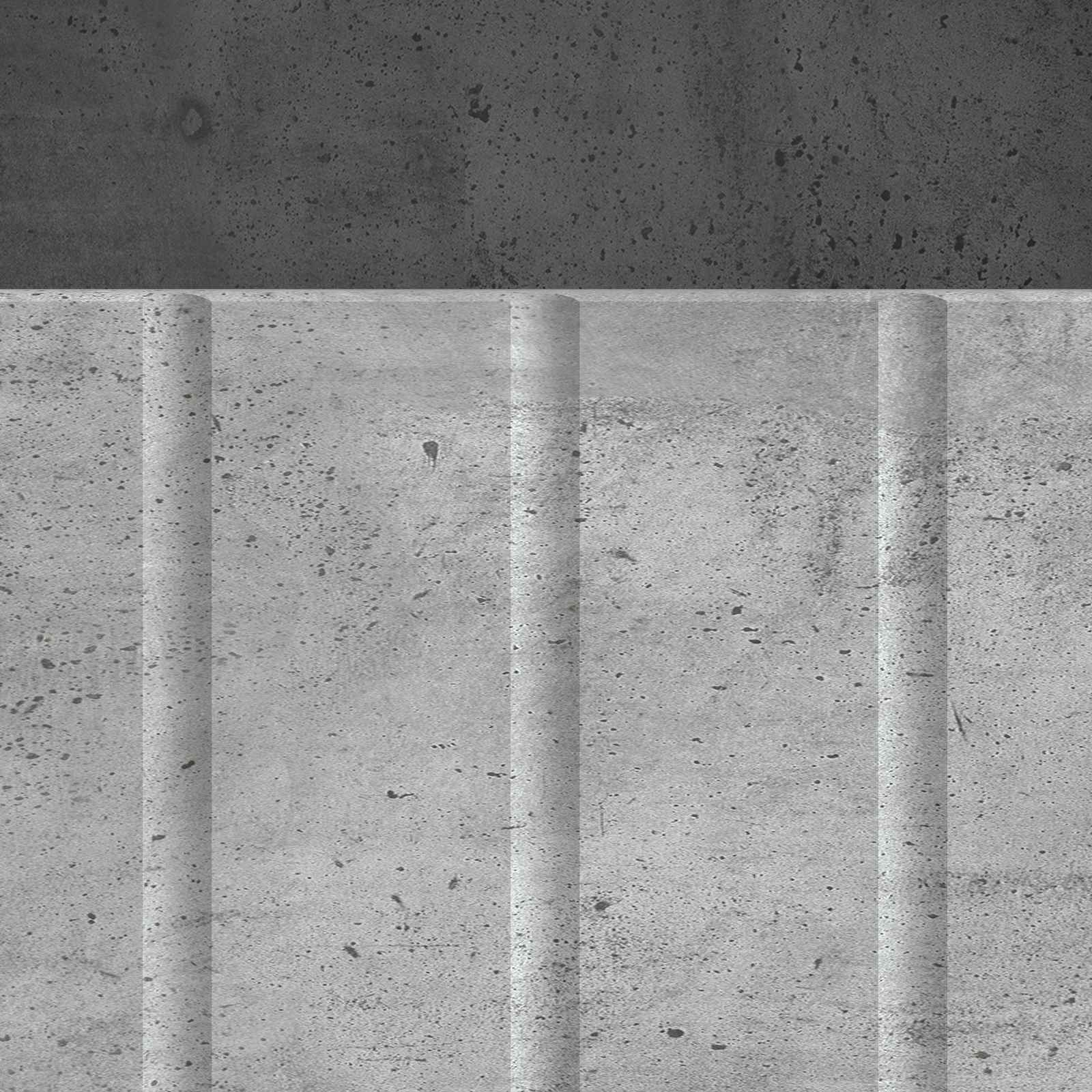 TV-kast met lade Betongrijs 102 x 34,5 x 50 cm Bewerkt hout