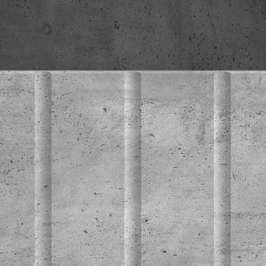 TV-kast met lade Betongrijs 102 x 34,5 x 50 cm Bewerkt hout