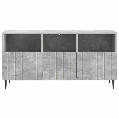 TV-kast met lade Betongrijs 102 x 34,5 x 50 cm Bewerkt hout