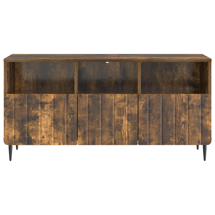 TV-kast met lade Gerookt eiken 102 x 34,5 x 50 cm Bewerkt hout