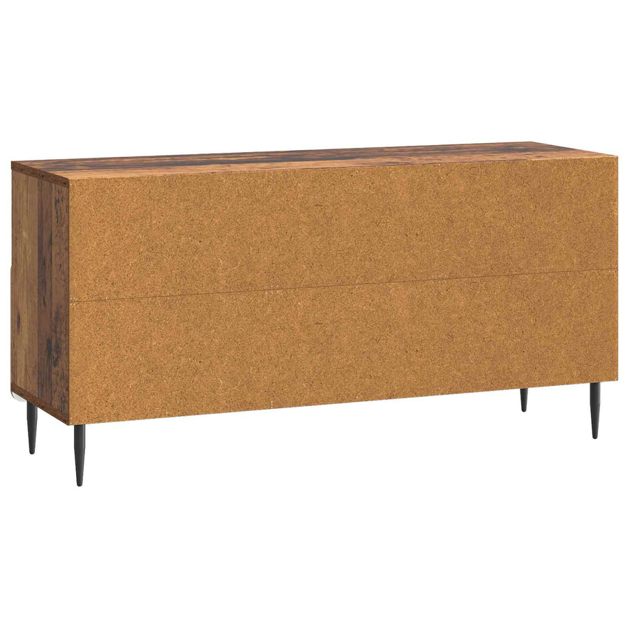 TV-kast met lade Oud hout 102 x 34,5 x 50 cm Bewerkt hout