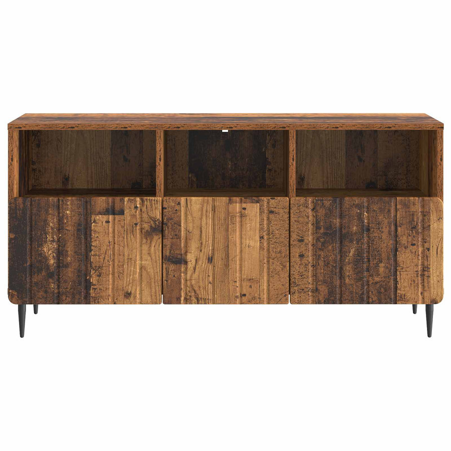 TV-kast met lade Oud hout 102 x 34,5 x 50 cm Bewerkt hout
