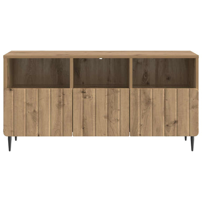 TV-kast Artisanaal eiken 102 x 34,5 x 50 cm Bewerkt hout