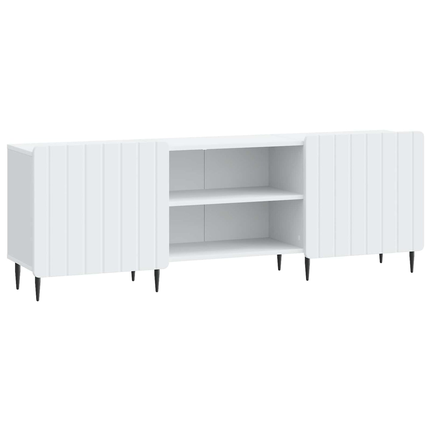 TV-kast Wit 150 x 31 x 52 cm Bewerkt hout