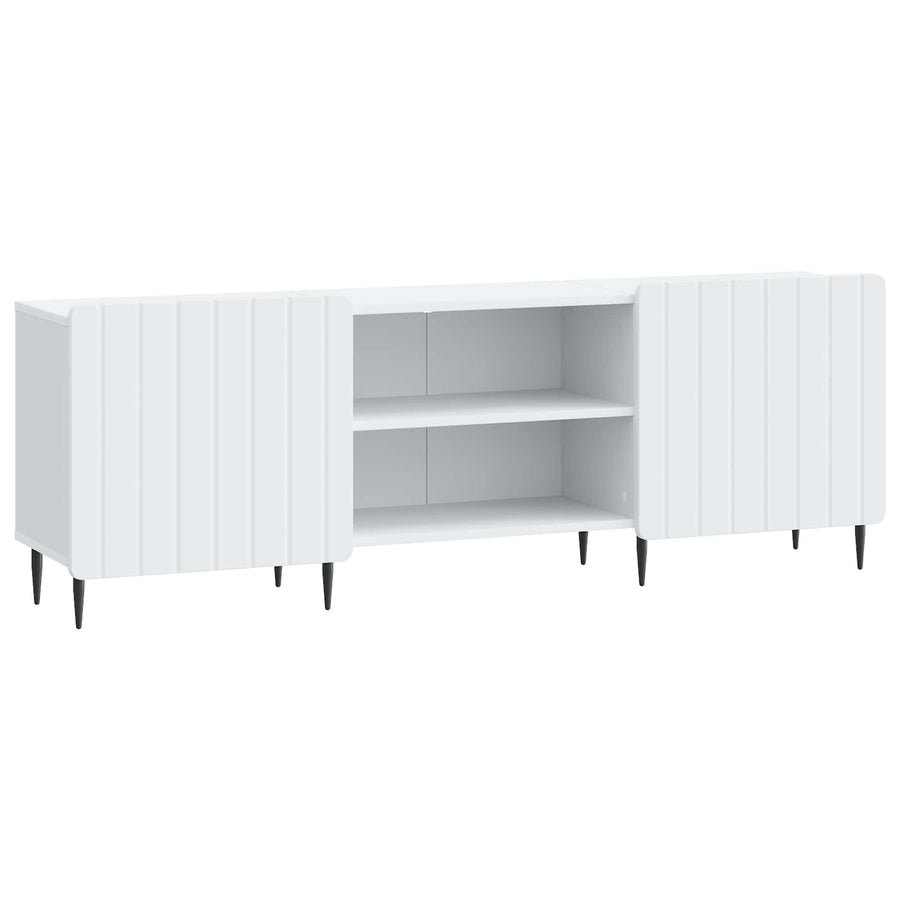 TV-kast Wit 150 x 31 x 52 cm Bewerkt hout