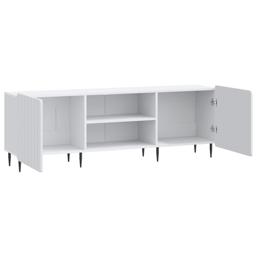 TV-kast Wit 150 x 31 x 52 cm Bewerkt hout