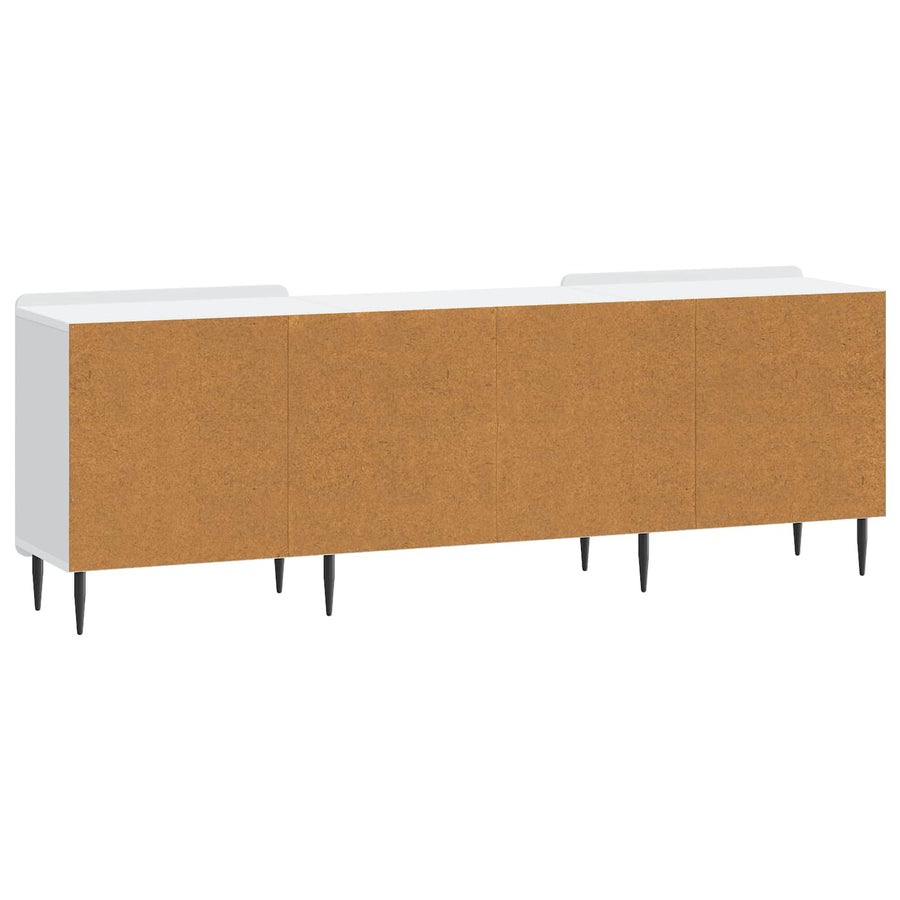 TV-kast Wit 150 x 31 x 52 cm Bewerkt hout