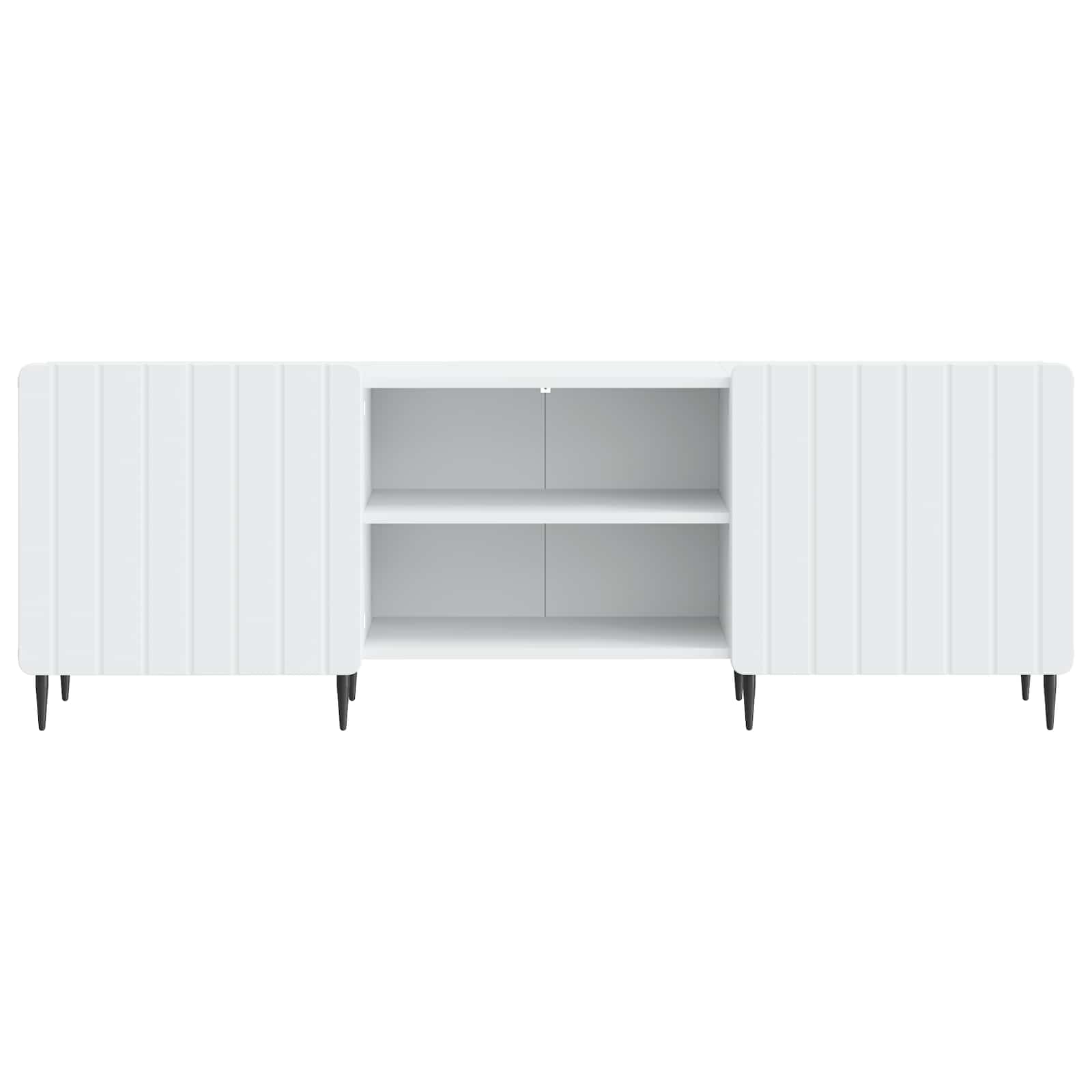 TV-kast Wit 150 x 31 x 52 cm Bewerkt hout