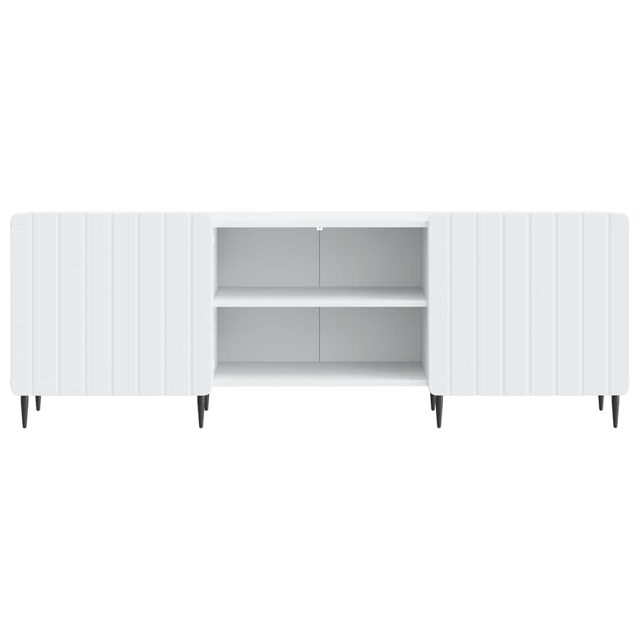 TV-kast Wit 150 x 31 x 52 cm Bewerkt hout