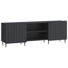 TV Cabinet Black 150 x 31 x 52 cm Engineered Wood