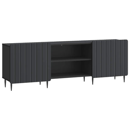 TV-kast Zwart 150 x 31 x 52 cm Bewerkt hout