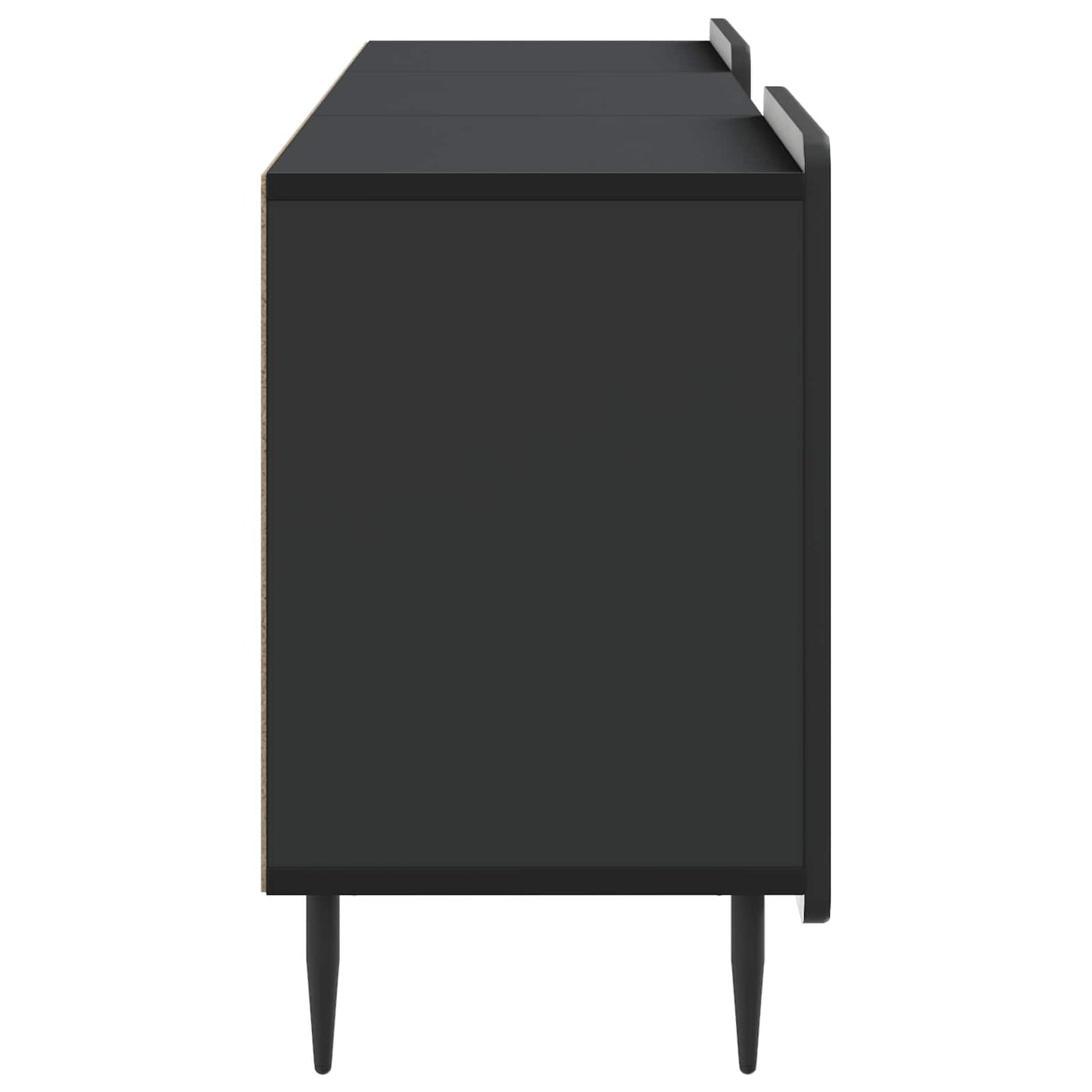 TV-kast Zwart 150 x 31 x 52 cm Bewerkt hout