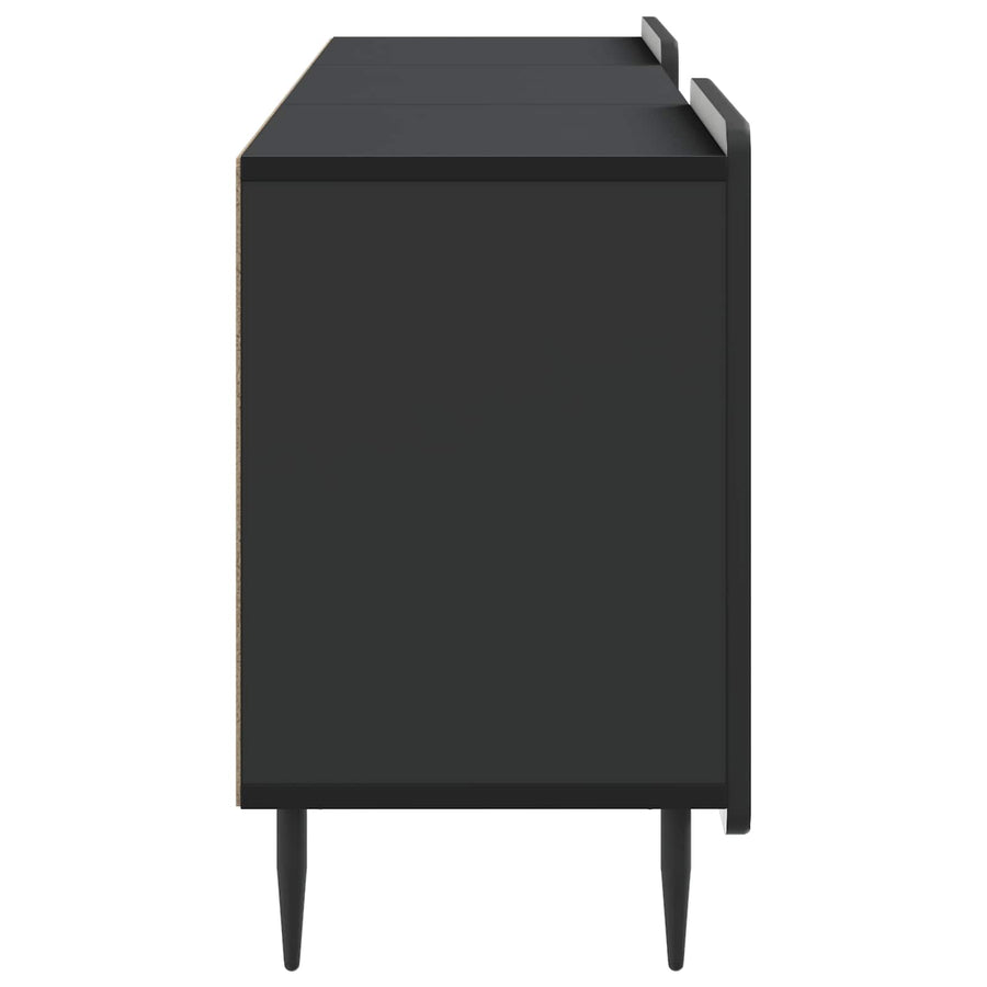 TV-kast Zwart 150 x 31 x 52 cm Bewerkt hout