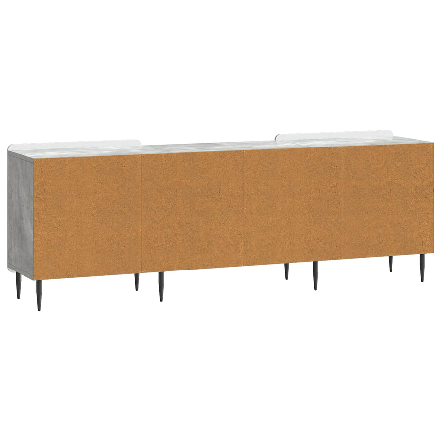 TV-kast Betongrijs 150 x 31 x 52 cm Bewerkt hout