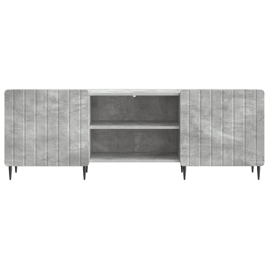 TV-kast Betongrijs 150 x 31 x 52 cm Bewerkt hout