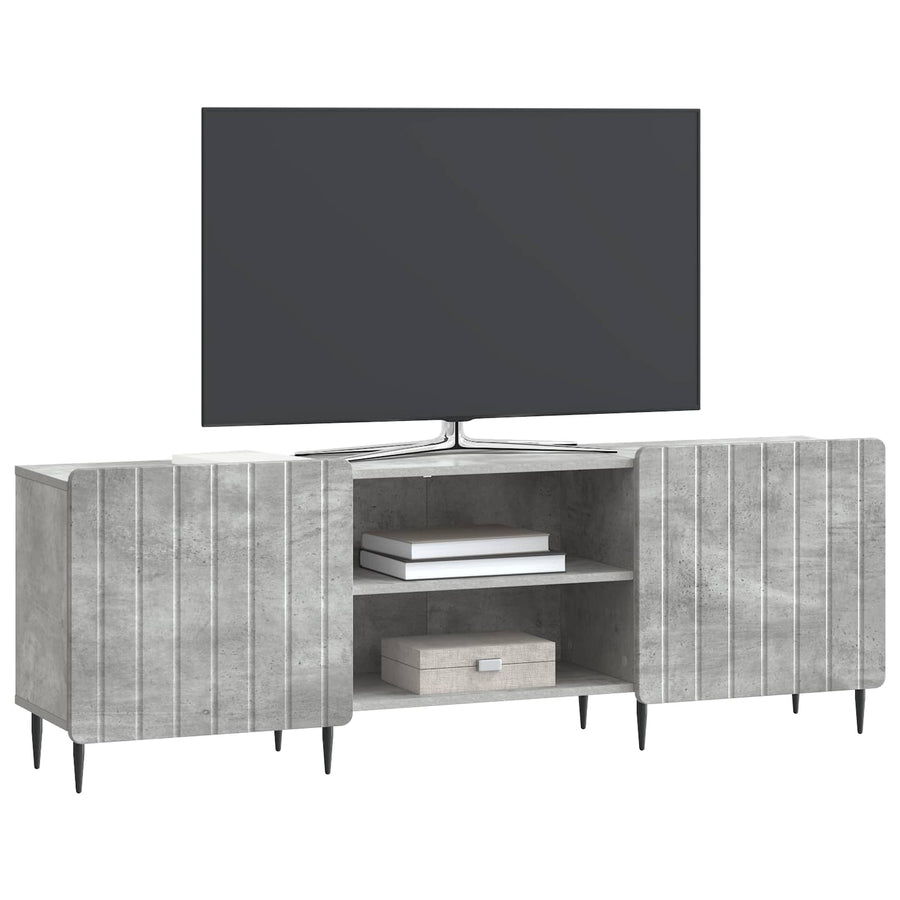 TV-kast Betongrijs 150 x 31 x 52 cm Bewerkt hout