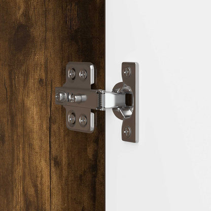TV-kast Gerookt eiken 150 x 31 x 52 cm Bewerkt hout