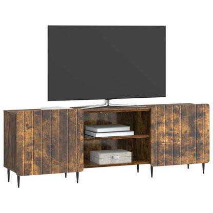 TV-kast Gerookt eiken 150 x 31 x 52 cm Bewerkt hout