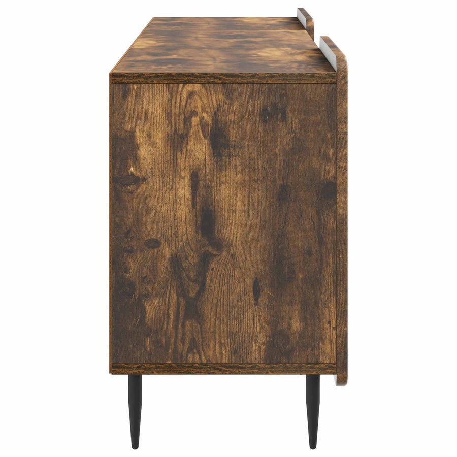 TV-kast Gerookt eiken 150 x 31 x 52 cm Bewerkt hout
