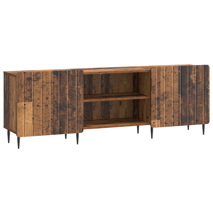 TV-kast Oud hout 150 x 31 x 52 cm Bewerkt hout