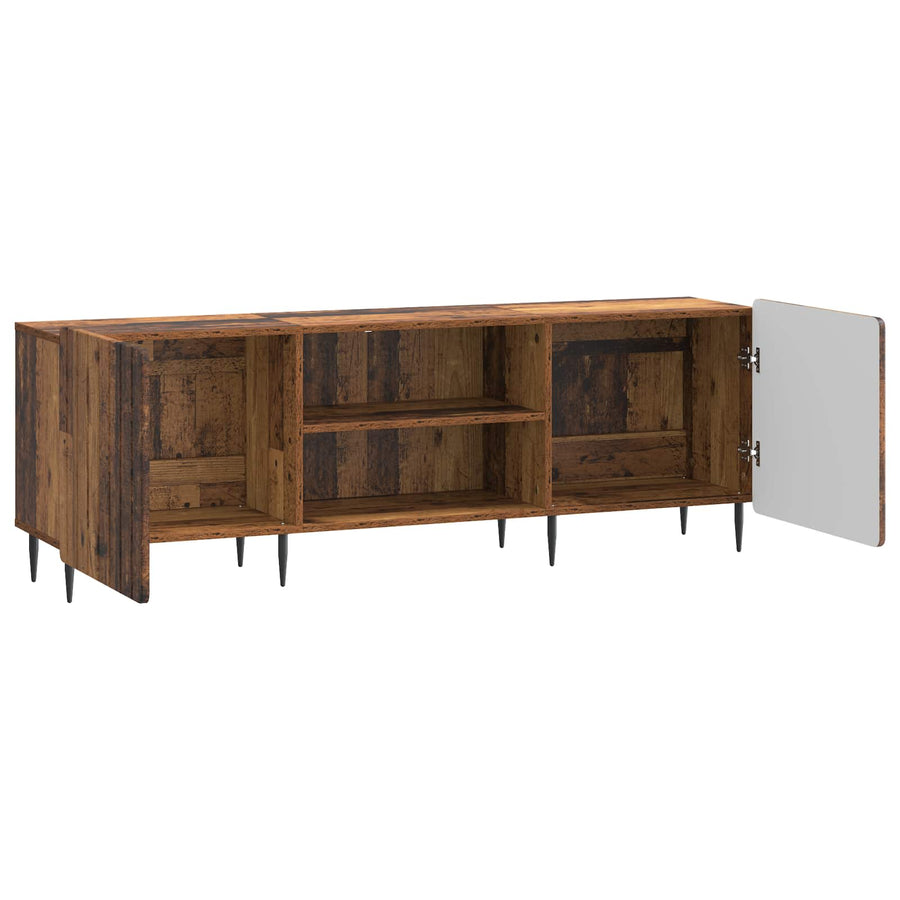 TV-kast Oud hout 150 x 31 x 52 cm Bewerkt hout