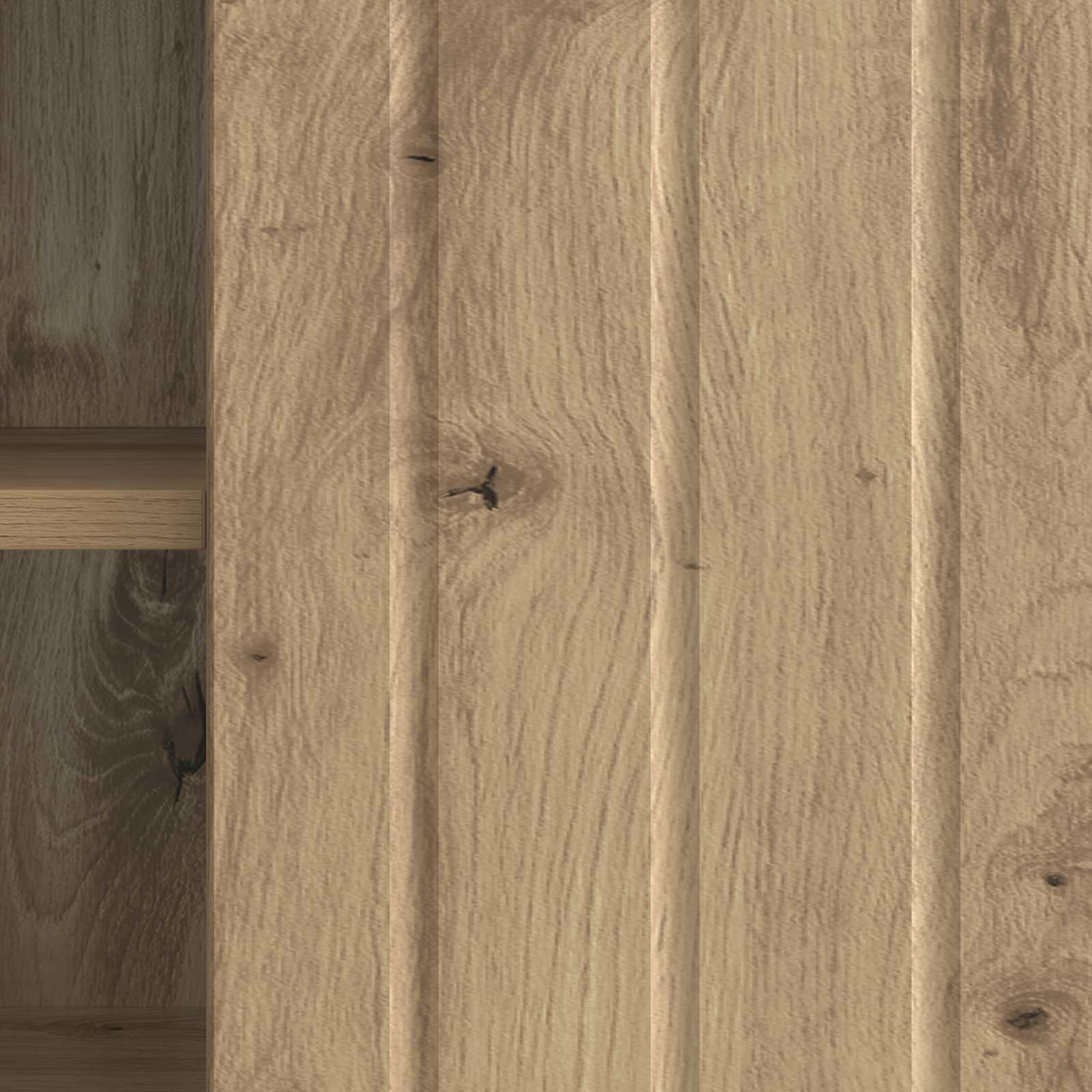 TV-kast Artisanaal eiken 150 x 31 x 52 cm Bewerkt hout