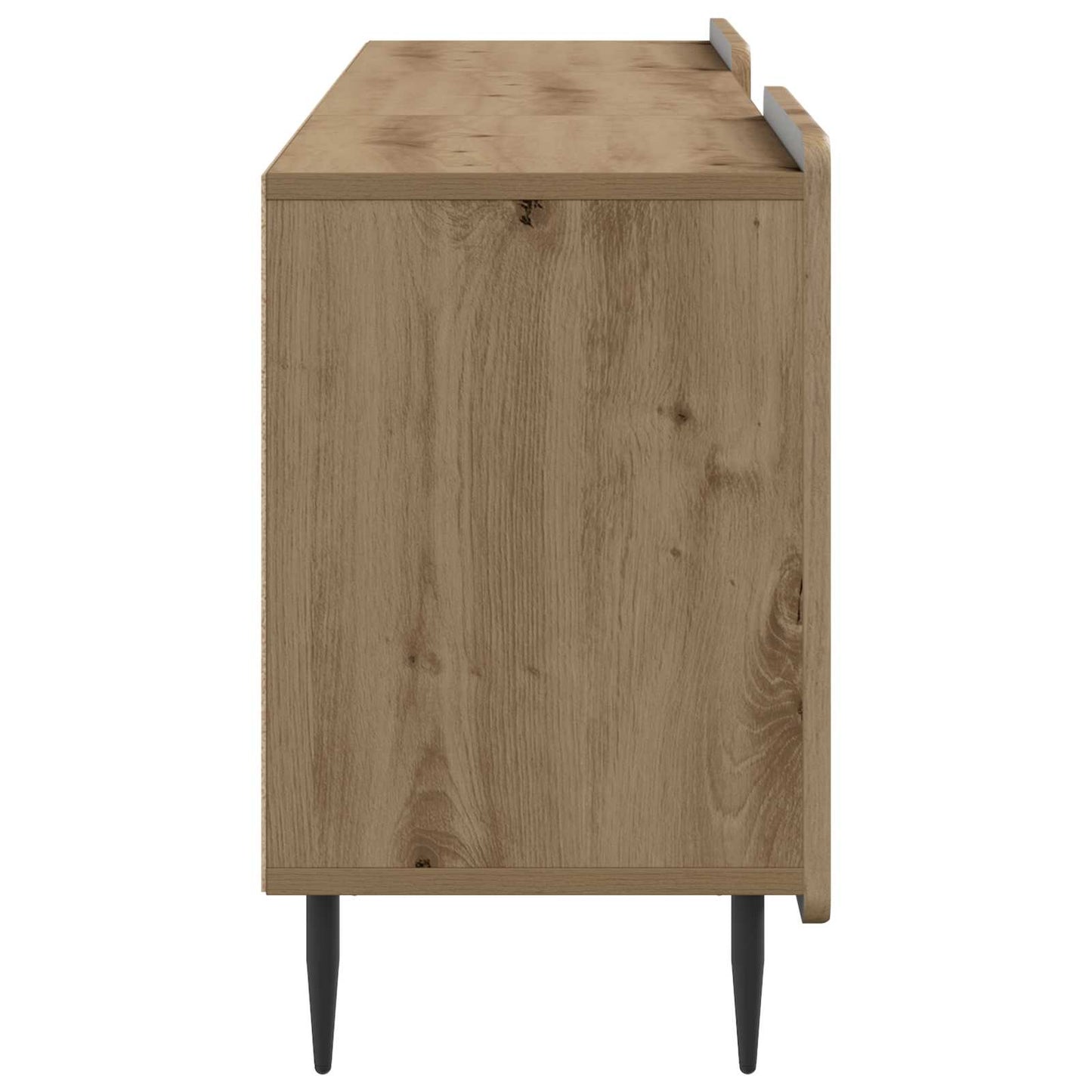 TV-kast Artisanaal eiken 150 x 31 x 52 cm Bewerkt hout