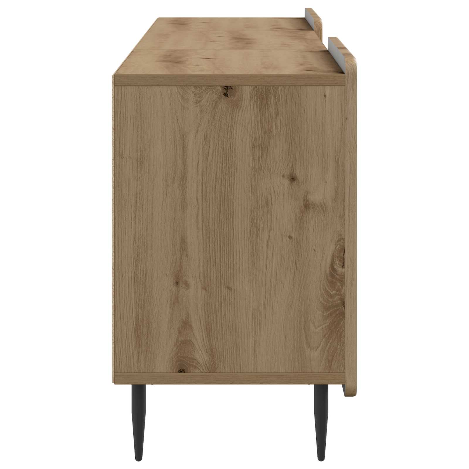 TV-kast Artisanaal eiken 150 x 31 x 52 cm Bewerkt hout