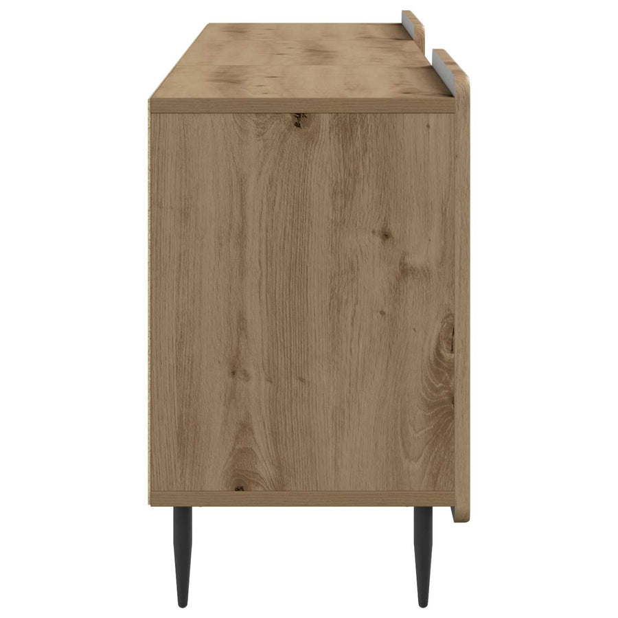 TV-kast Artisanaal eiken 150 x 31 x 52 cm Bewerkt hout