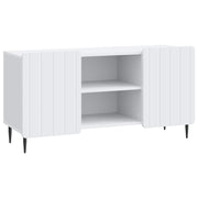 Tv-kast 102x34,5x52 cm bewerkt hout wit