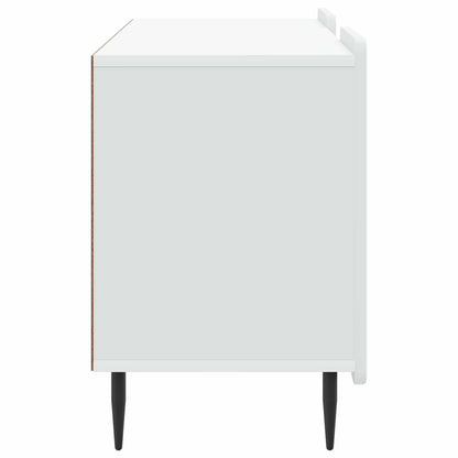TV-kast Wit 102 x 34,5 x 52 cm Bewerkt hout