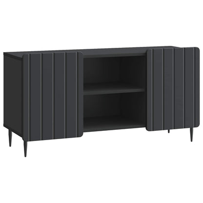 TV-kast Zwart 102 x 34,5 x 52 cm Bewerkt hout