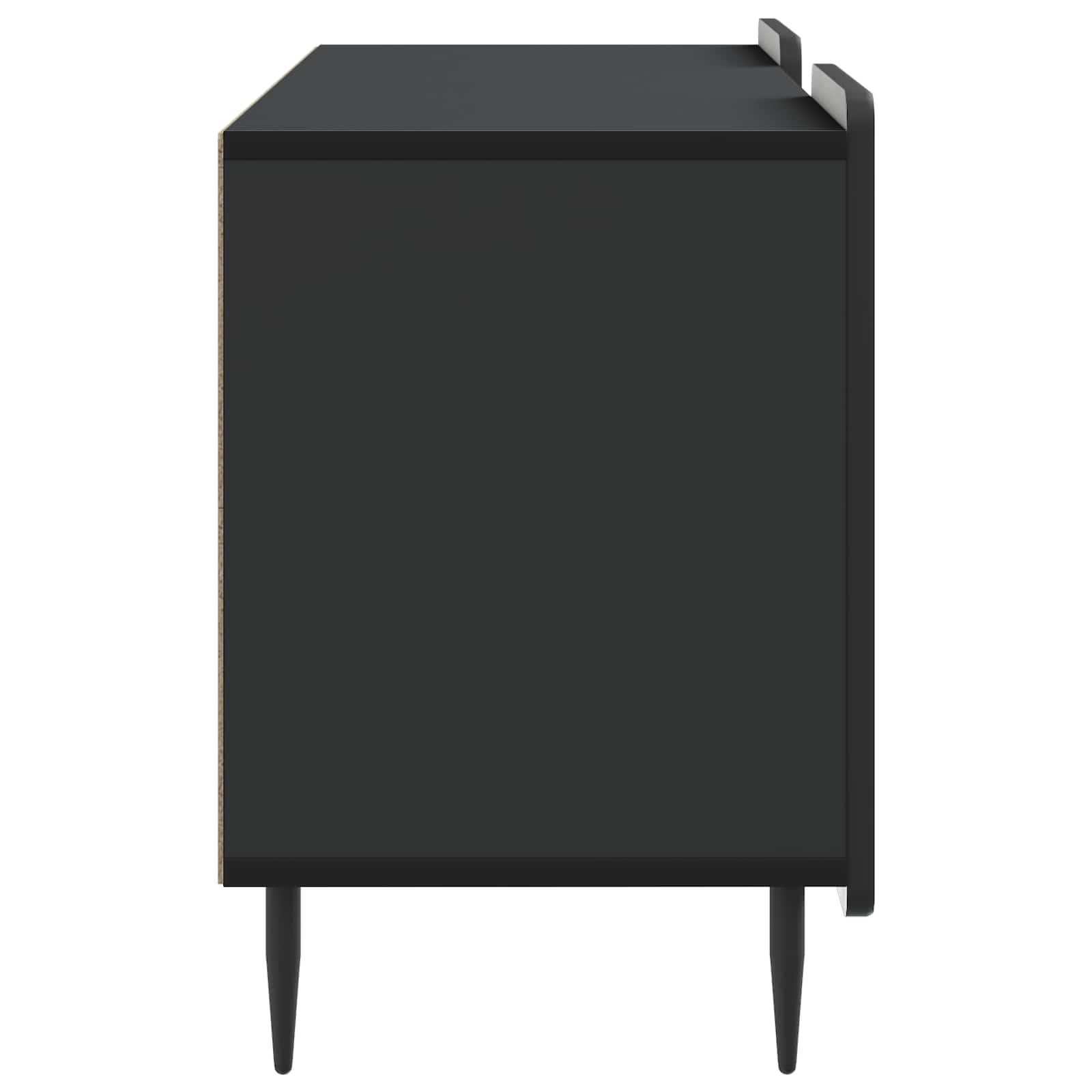 TV-kast Zwart 102 x 34,5 x 52 cm Bewerkt hout
