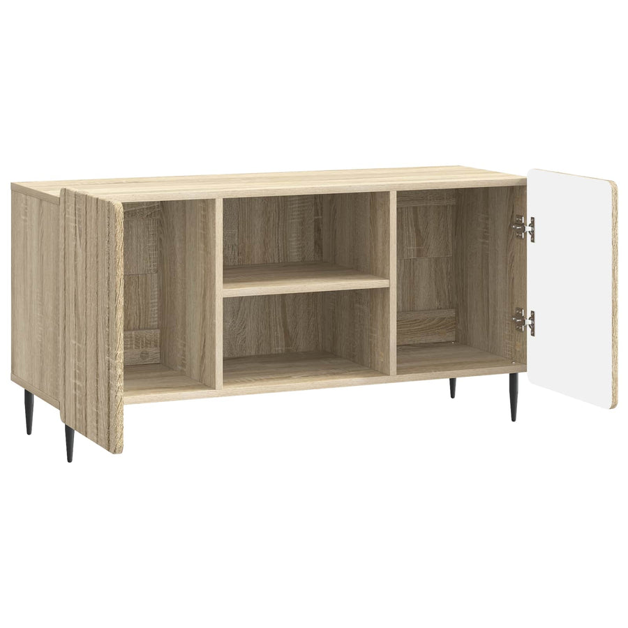TV-kast Sonoma Eiken 102 x 34,5 x 52 cm Bewerkt hout