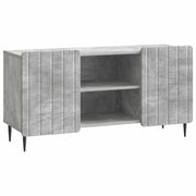 TV-kast 102x34,5x52 cm betongrijs bewerkt hout