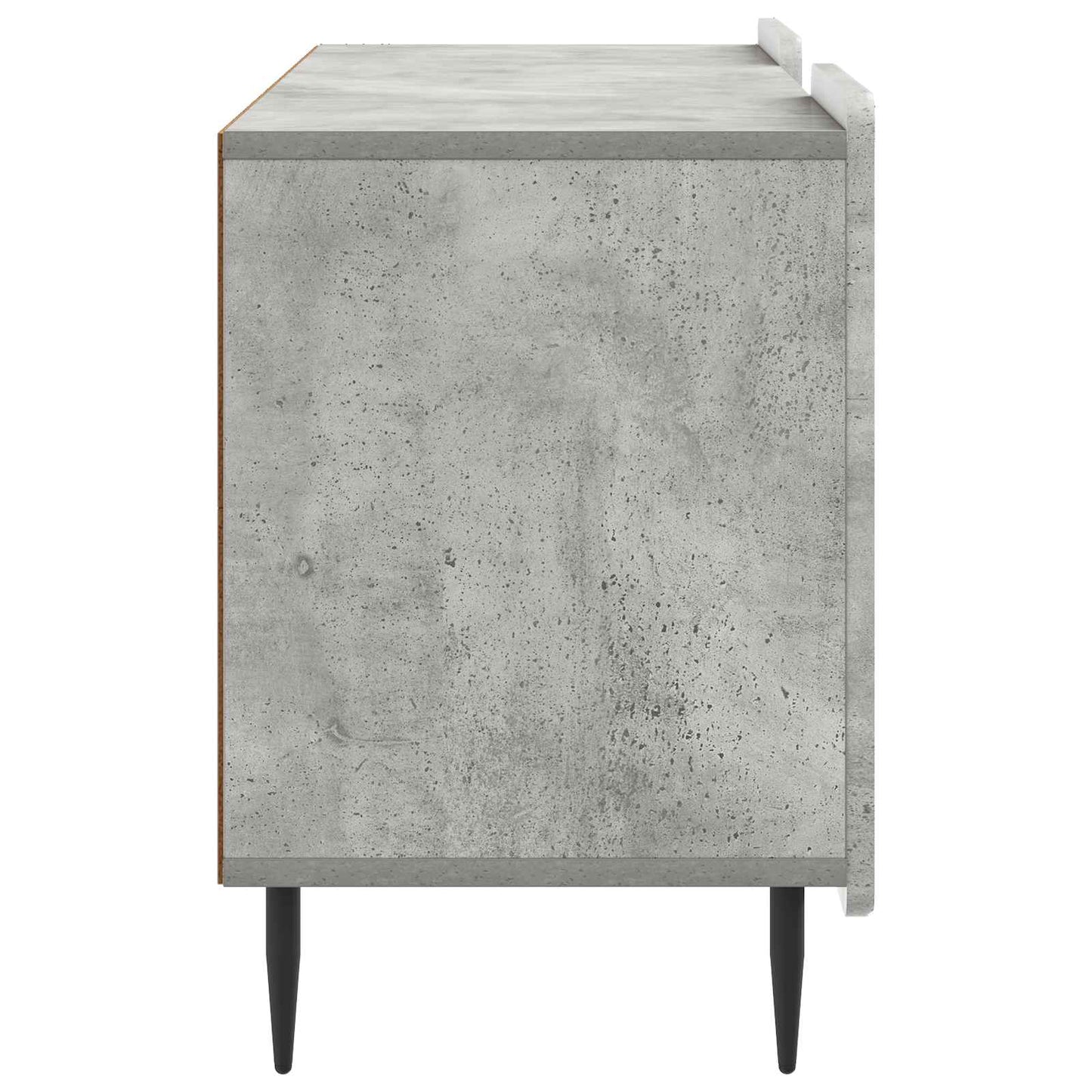 TV-kast Betongrijs 102 x 34,5 x 52 cm Bewerkt hout
