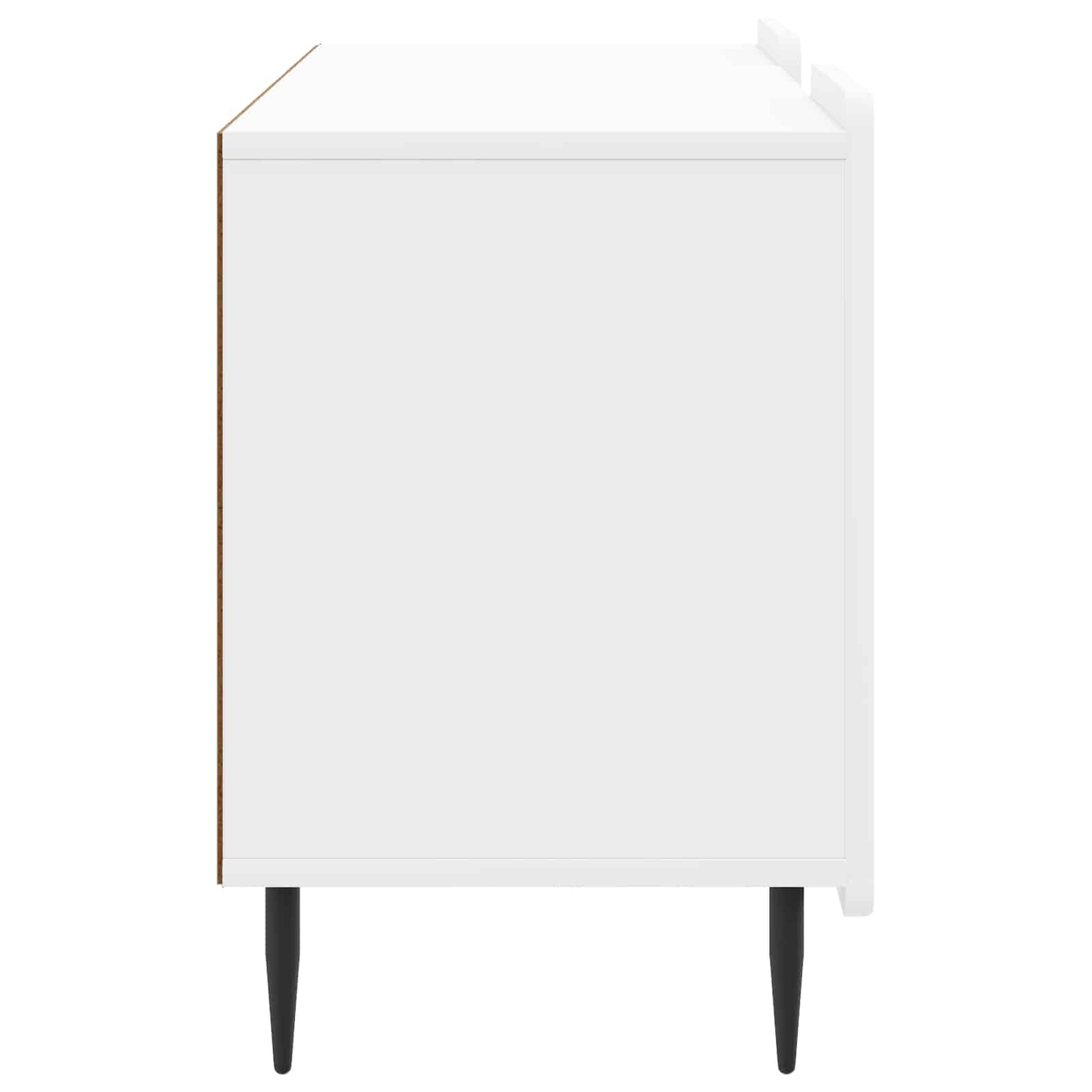 TV-kast Hoogglans Wit 102 x 34,5 x 52 cm Bewerkt hout