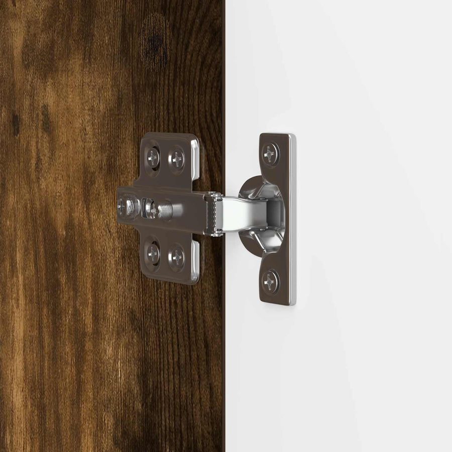 TV-kast Gerookt eiken 102 x 34,5 x 52 cm Bewerkt hout