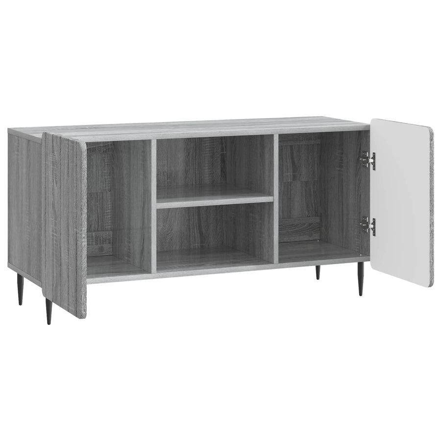 TV-kast Grijs sonoma 102 x 34,5 x 52 cm Bewerkt hout
