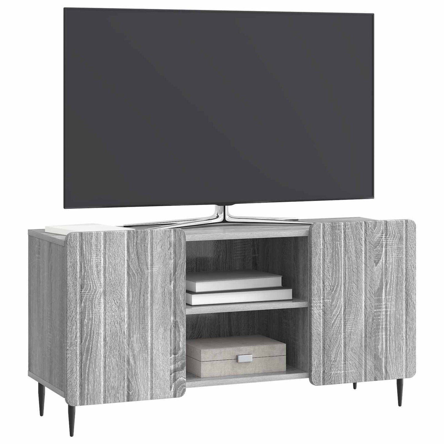 TV-kast Grijs sonoma 102 x 34,5 x 52 cm Bewerkt hout