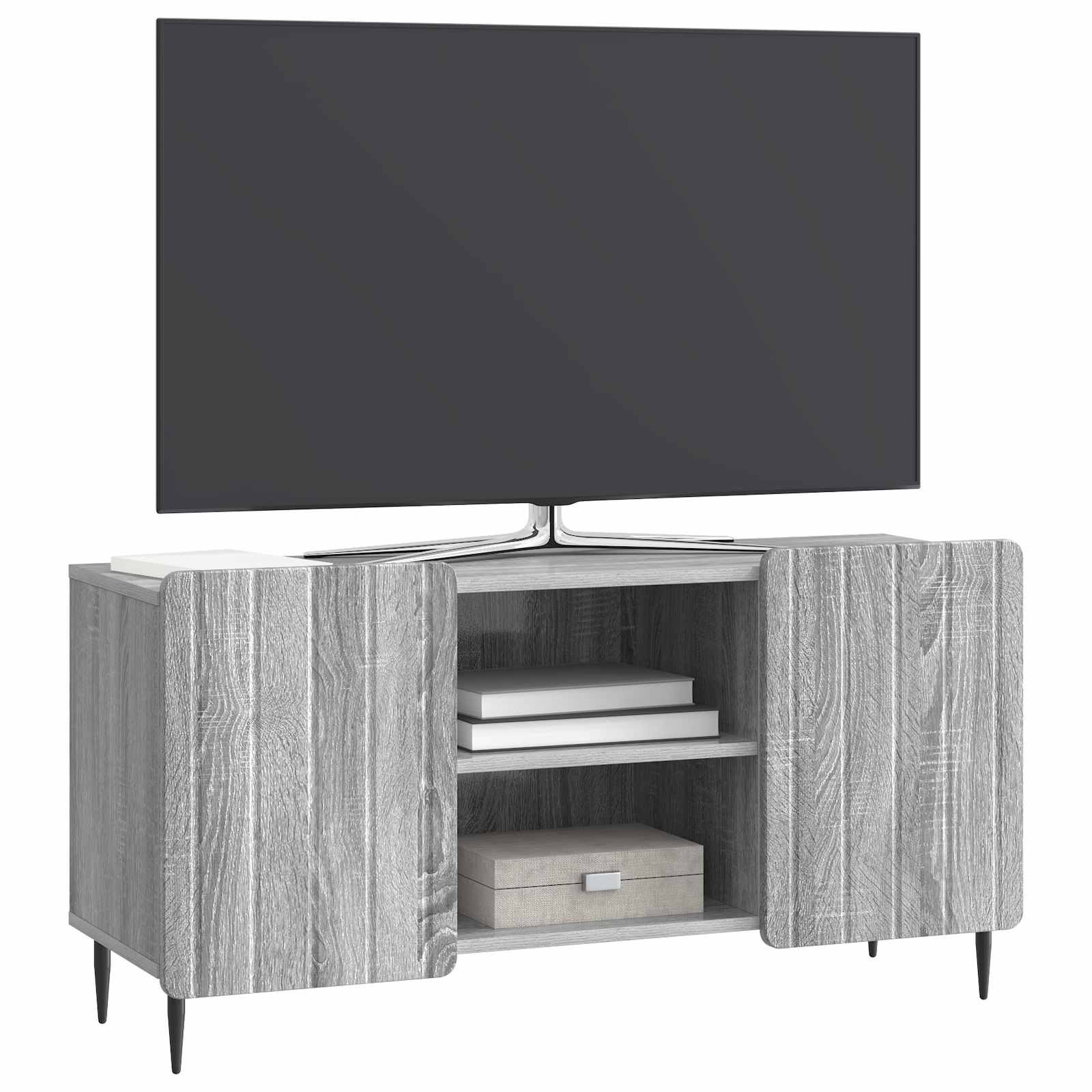 TV-kast Grijs sonoma 102 x 34,5 x 52 cm Bewerkt hout