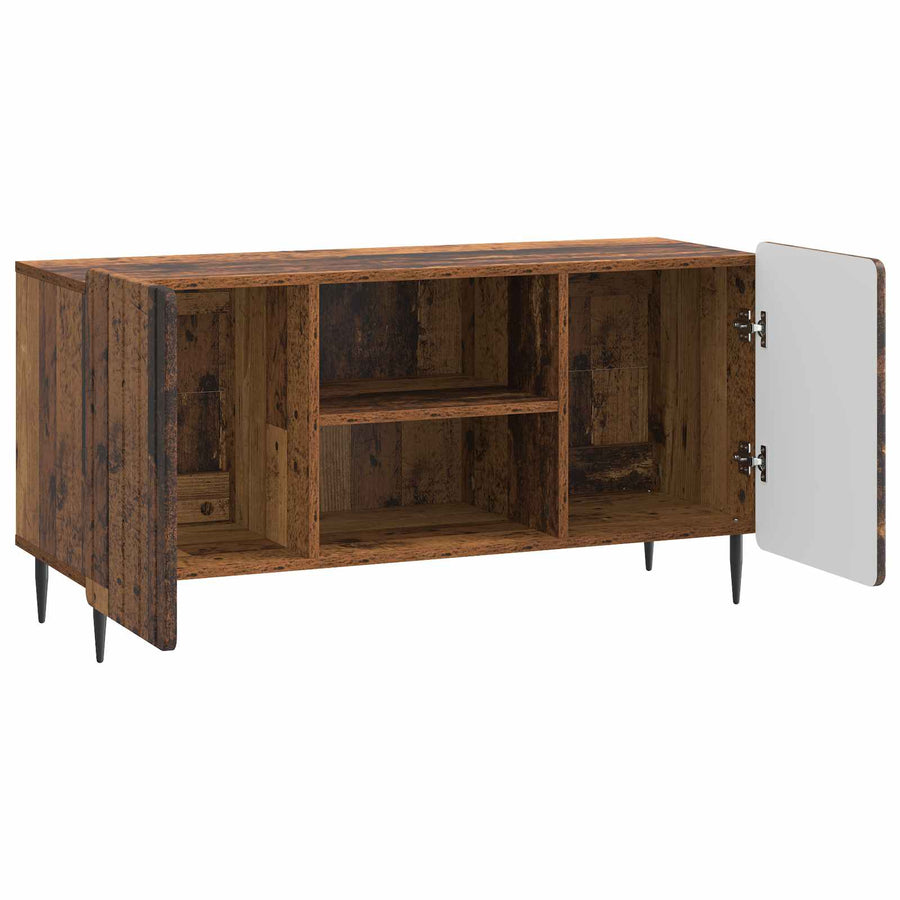 TV-kast Oud hout 102 x 34,5 x 52 cm Bewerkt hout