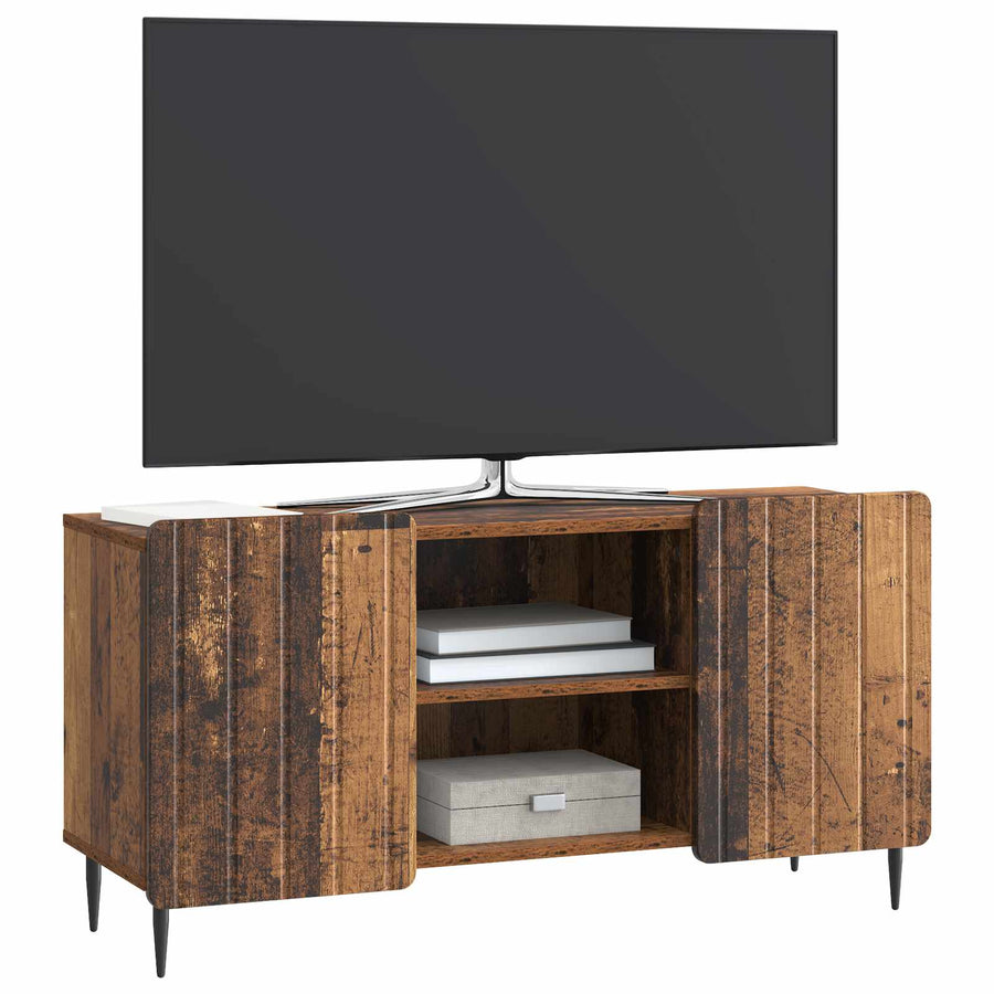 TV-kast Oud hout 102 x 34,5 x 52 cm Bewerkt hout
