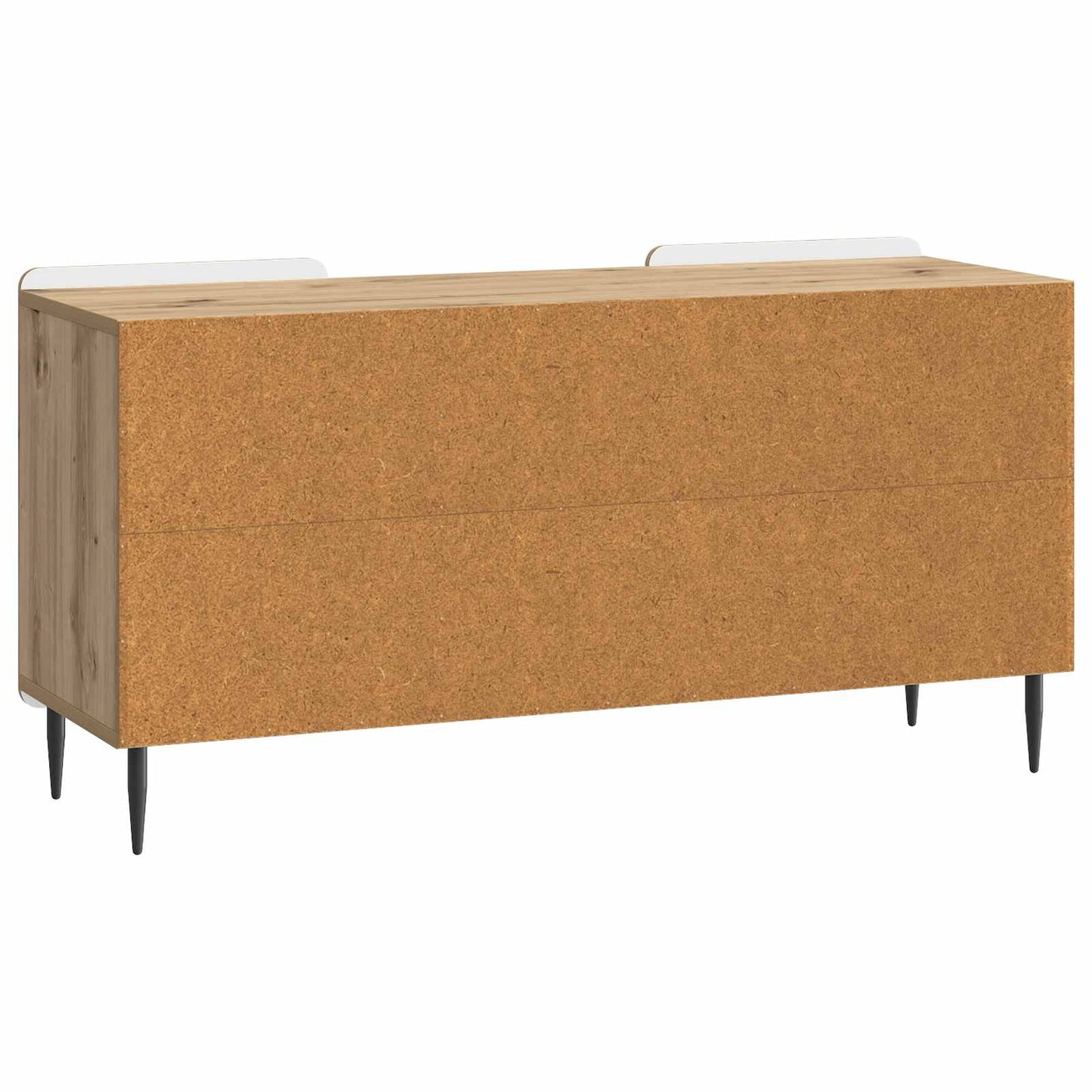 TV-kast Artisanaal eiken 102 x 34,5 x 52 cm Bewerkt hout