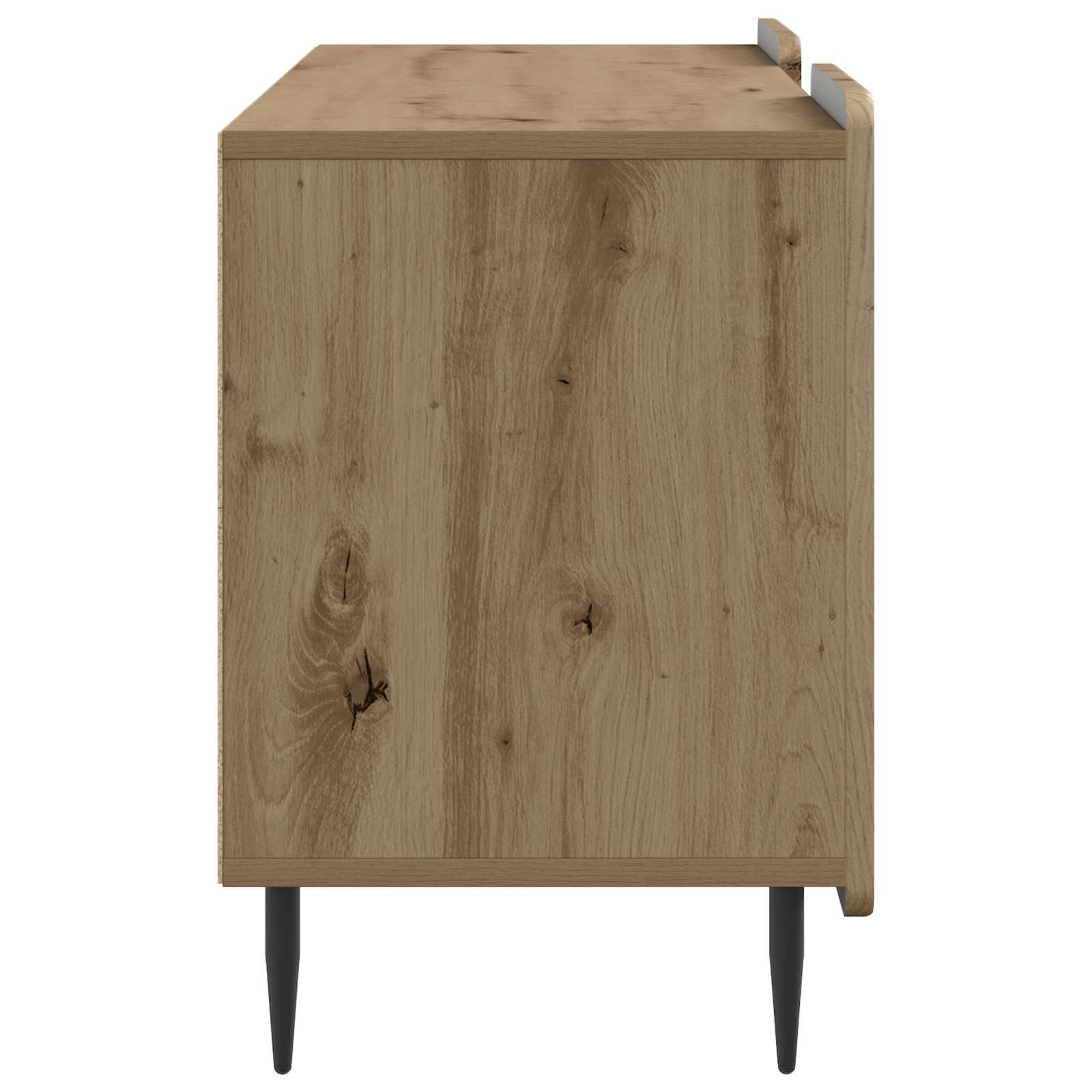 TV-kast Artisanaal eiken 102 x 34,5 x 52 cm Bewerkt hout
