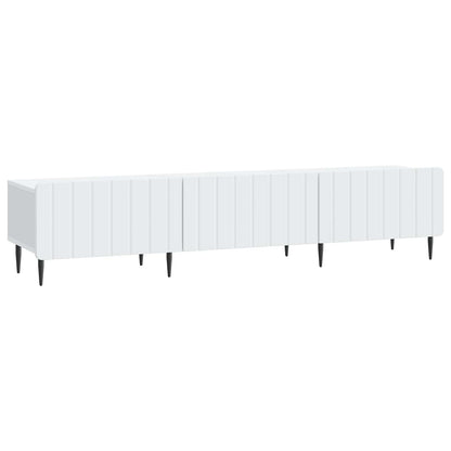 TV-kast met lade Wit 147 x 34,5 x 32 cm Bewerkt hout