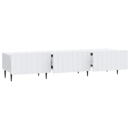 TV-kast met lade Wit 147 x 34,5 x 32 cm Bewerkt hout