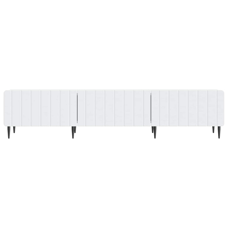 TV-kast met lade Wit 147 x 34,5 x 32 cm Bewerkt hout