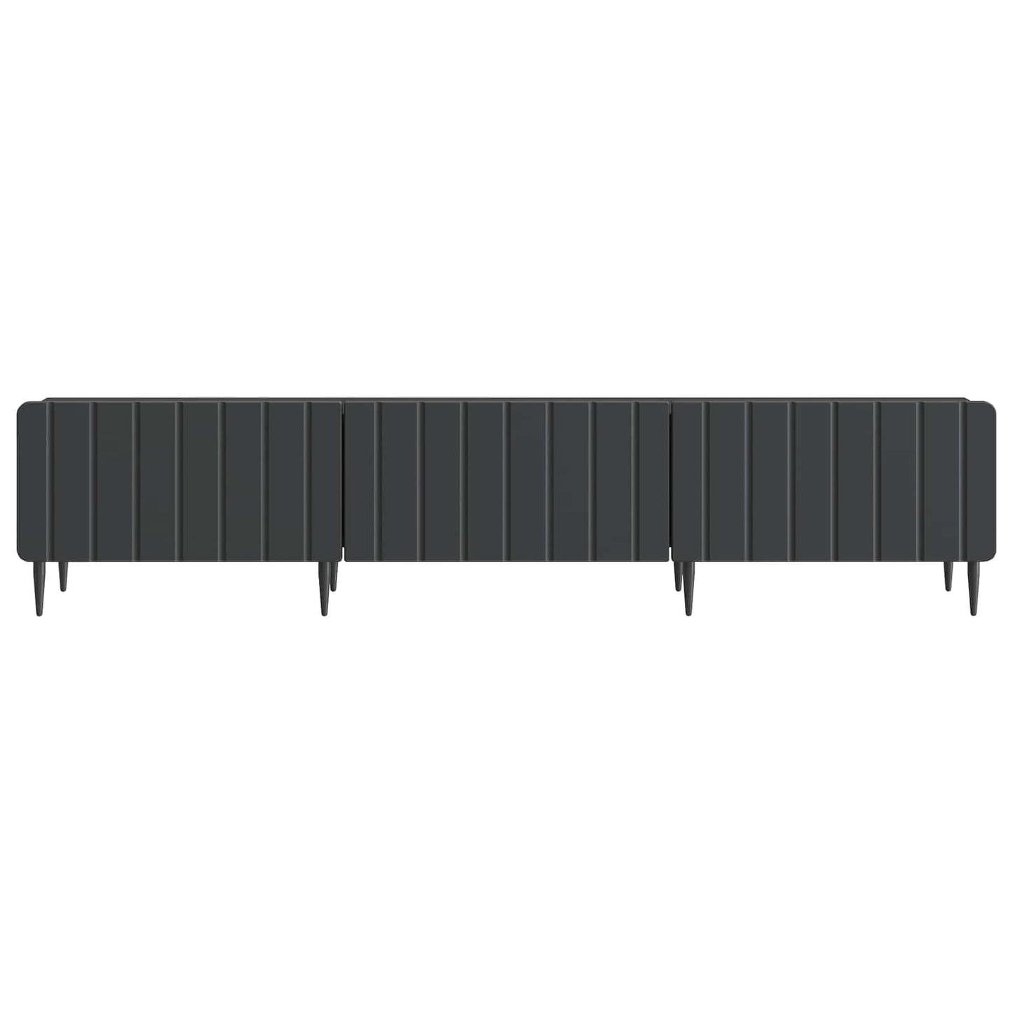 TV-kast met lade Zwart 147 x 34,5 x 32 cm Bewerkt hout